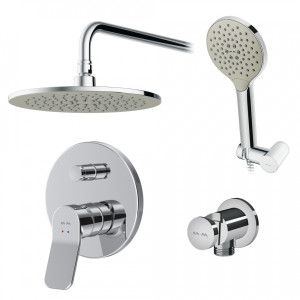 FB85A1RH10 набор: см-ль д/в/душа верхний душ 250 мм держатель д/верхн.душа душ.набор (ручн AM.PM X-Joy