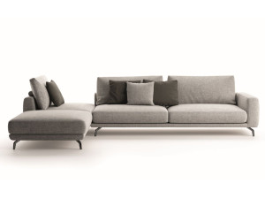 Угловой диван из ткани