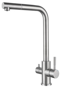 Кухонный смеситель Z-5421 нержавейка GranFest