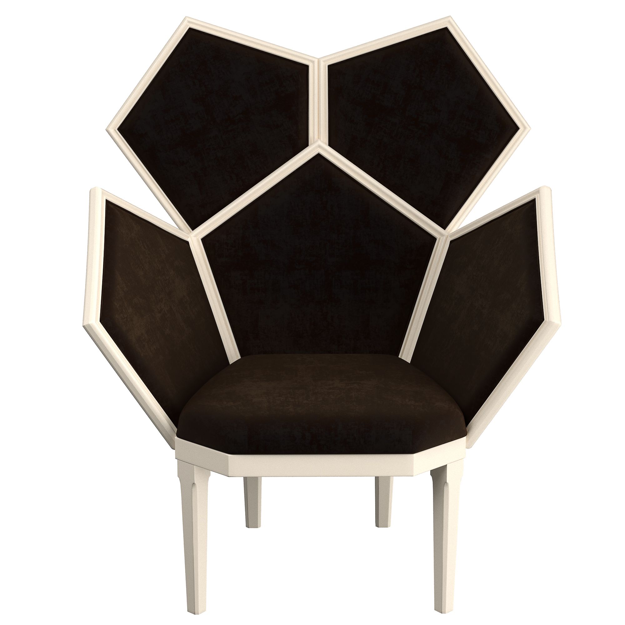 Бархатное кресло с подлокотниками Fratelli Boffi Blue Lyric ARCH-00126831 - Вид №7