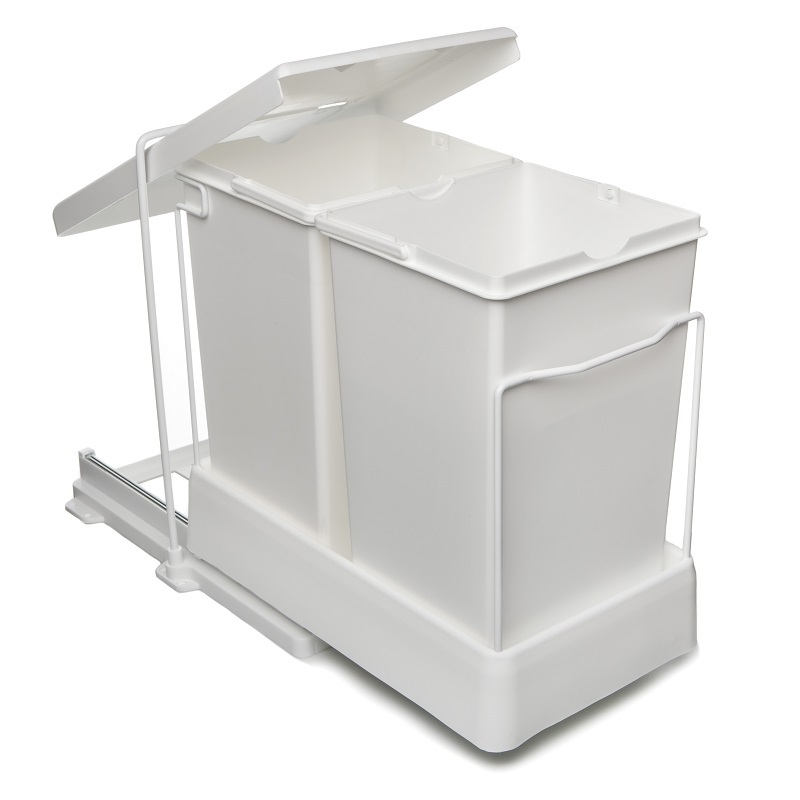 Контейнер для мусора на дверцу Gamma 400/28 White NAVAKO 10284