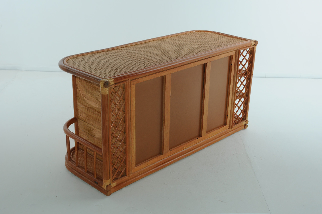 Комод из ротанга коричневый "Коньяк" 08/35 VINOTTI  00-3885294 Коричневый  - Вид №3