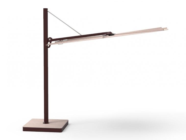 Umbrosa Регулируемый квадратный зонт sunbrella® с боковой стойкой Spectra ux sun-id-1372490 - Вид №3