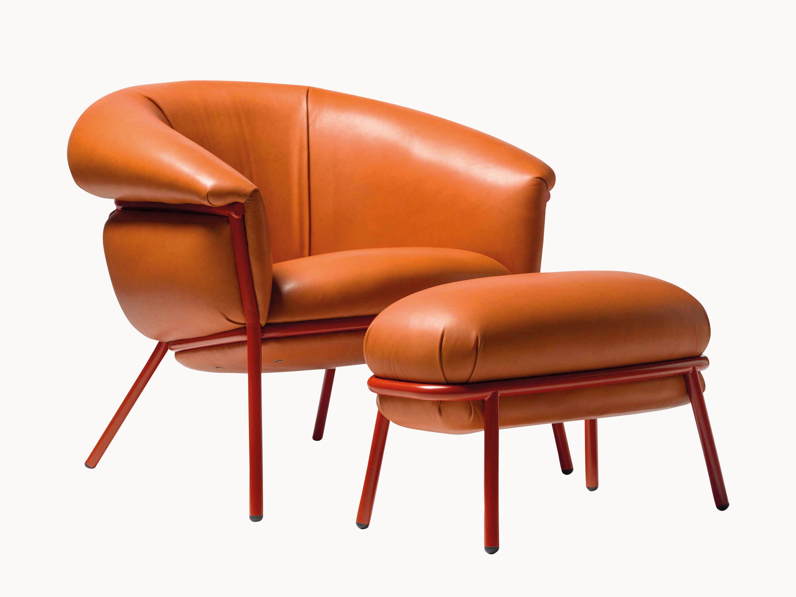 Мягкое кресло с подставкой для ног BD Barcelona GRASSO ARCH-00065611 - Вид №4