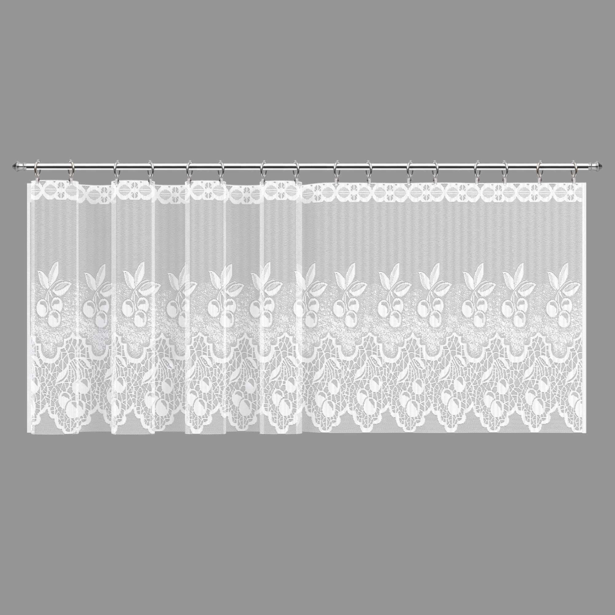 14201356 Занавеска «Ягода», 145х70 см, цвет белый Santreyd  - Вид №1