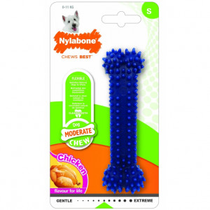 ПР0044620 Игрушка для собак Косточка Dental умеренно жесткая с ароматом курицы S Nylabone