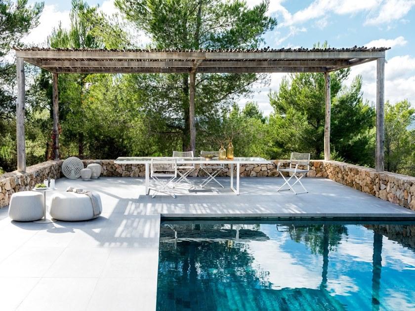 TRIBÙ Прямоугольный стол из вулканического камня Nox 02252/02254 - Вид №6