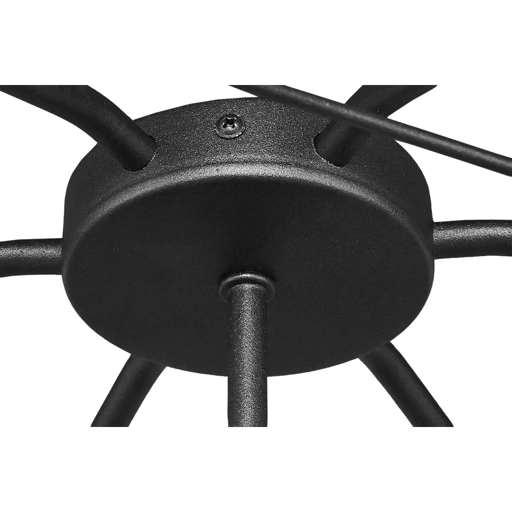 Люстра потолочная «Клер», 7 ламп, 14 м², цвет чёрный Vitaluce STLM-2128830 - Вид №4