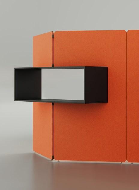 FANTONI Отдельностоящая модульная звукопоглощающая офисная перегородка из ткани Hub sun-id-1366123 - Вид №2
