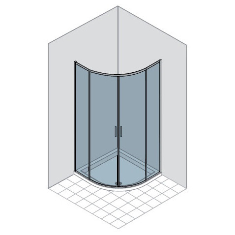A-CV Quadra collection Душевая кабина DUKA 45134 - Вид №1