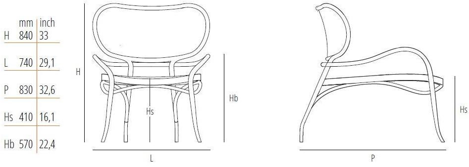 Wiener GTV Design Кресло с подлокотниками  Pllehnte2  - Вид №1