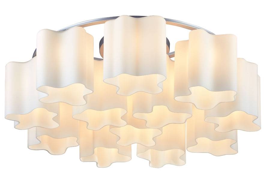 Потолочная люстра ST Luce Onde SL116.052.12 ST LUCE ДИЗАЙНЕРСКИЕ, ONDE 058919 Белый  - Вид №1