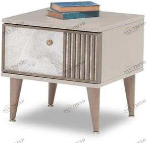 Enza Home Прямоугольная тумбочка из дерева с ящиками Praga sun-id-1490985