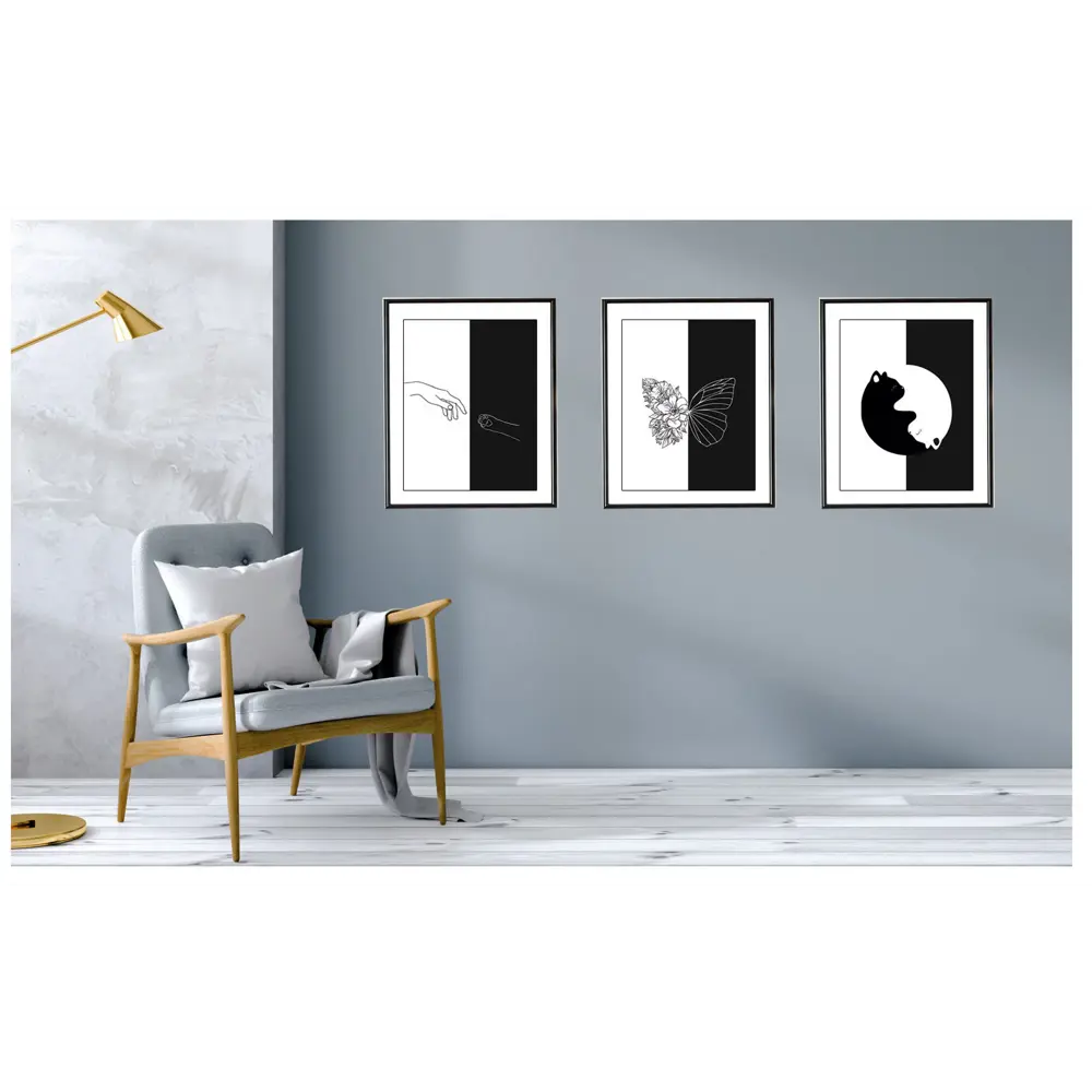 Постер Инь и ян 30x40 см 3 шт АРТ ДИЗАЙН STLM-2061293 - Вид №6