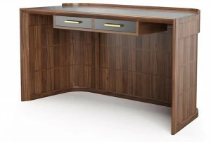 DWFI Стол с ящиками из фанерованной древесины  00002523