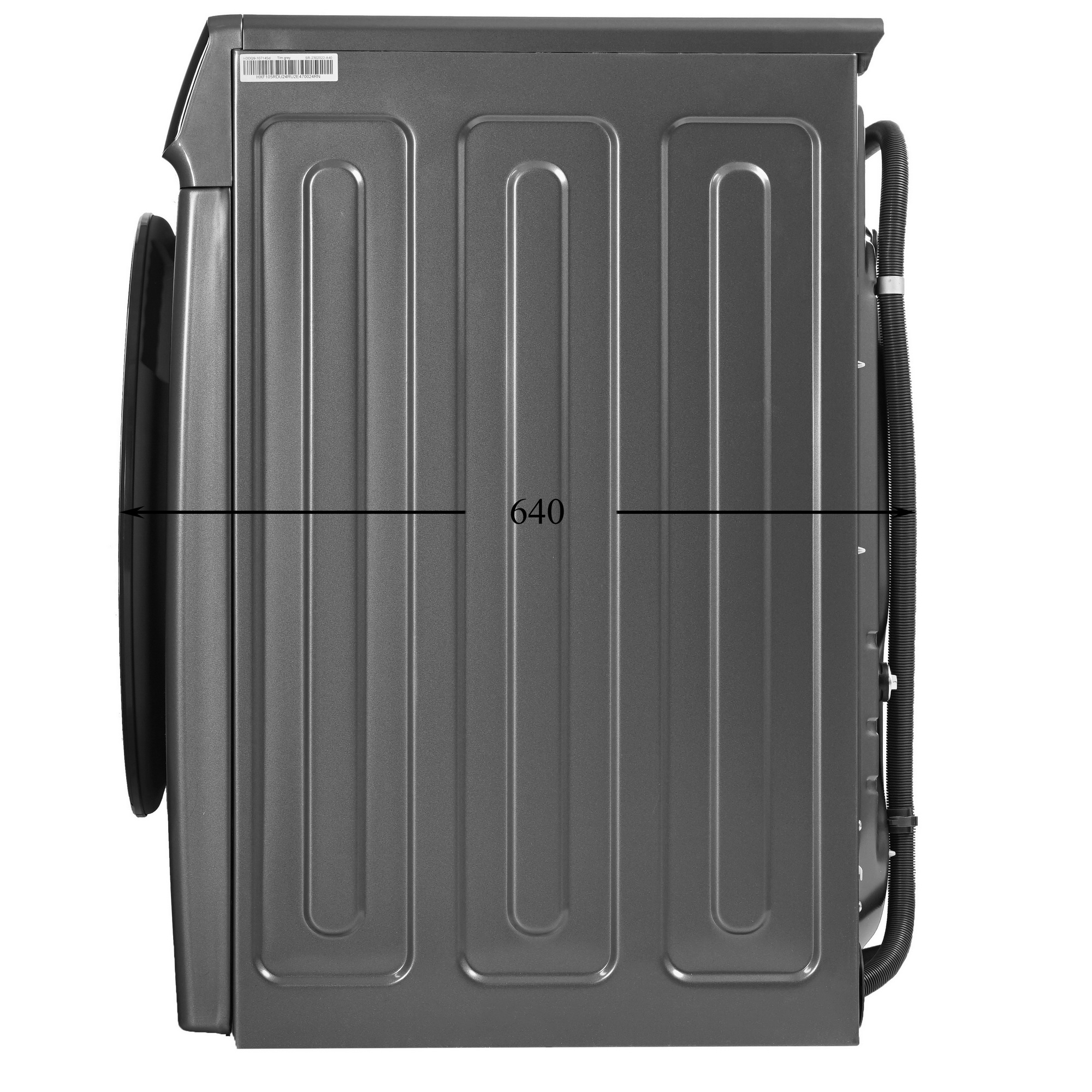 9975378 Стирально-сушильная машина HIBERG i-DDQ9-10714 Sd серый STDN-0018847 - Вид №2