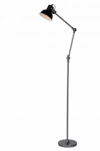 Торшер дизайнерский Lucide Crunch Black Chromo 31783/01/30 LUCIDE  081135 Черный