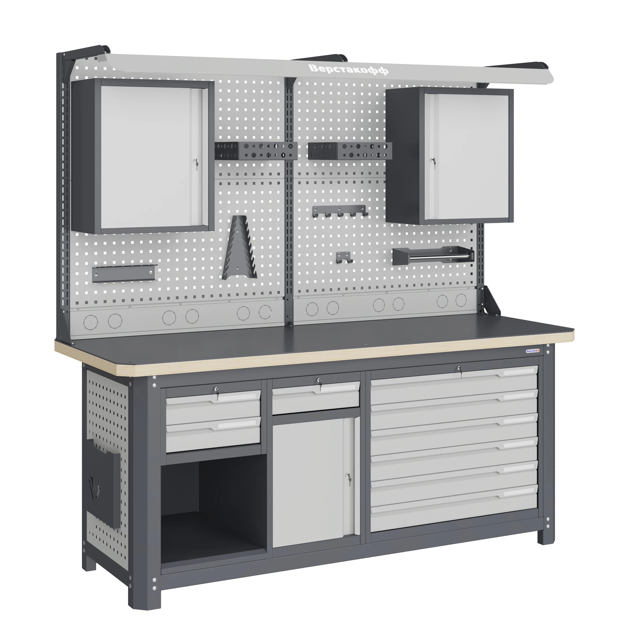 Рабочее место MCN 2052.S28L6.2-2FR Верстакофф 111154