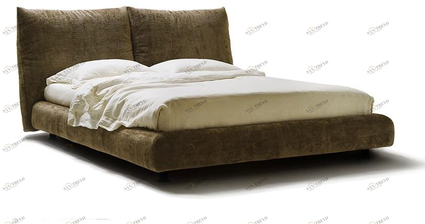 edra Кровать с обивкой из ткани  Stm011 