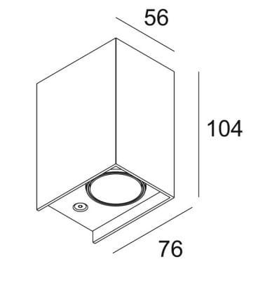 Открытый светодиодный настенный светильник Deltalight MONO II ARCH-00033358 - Вид №6