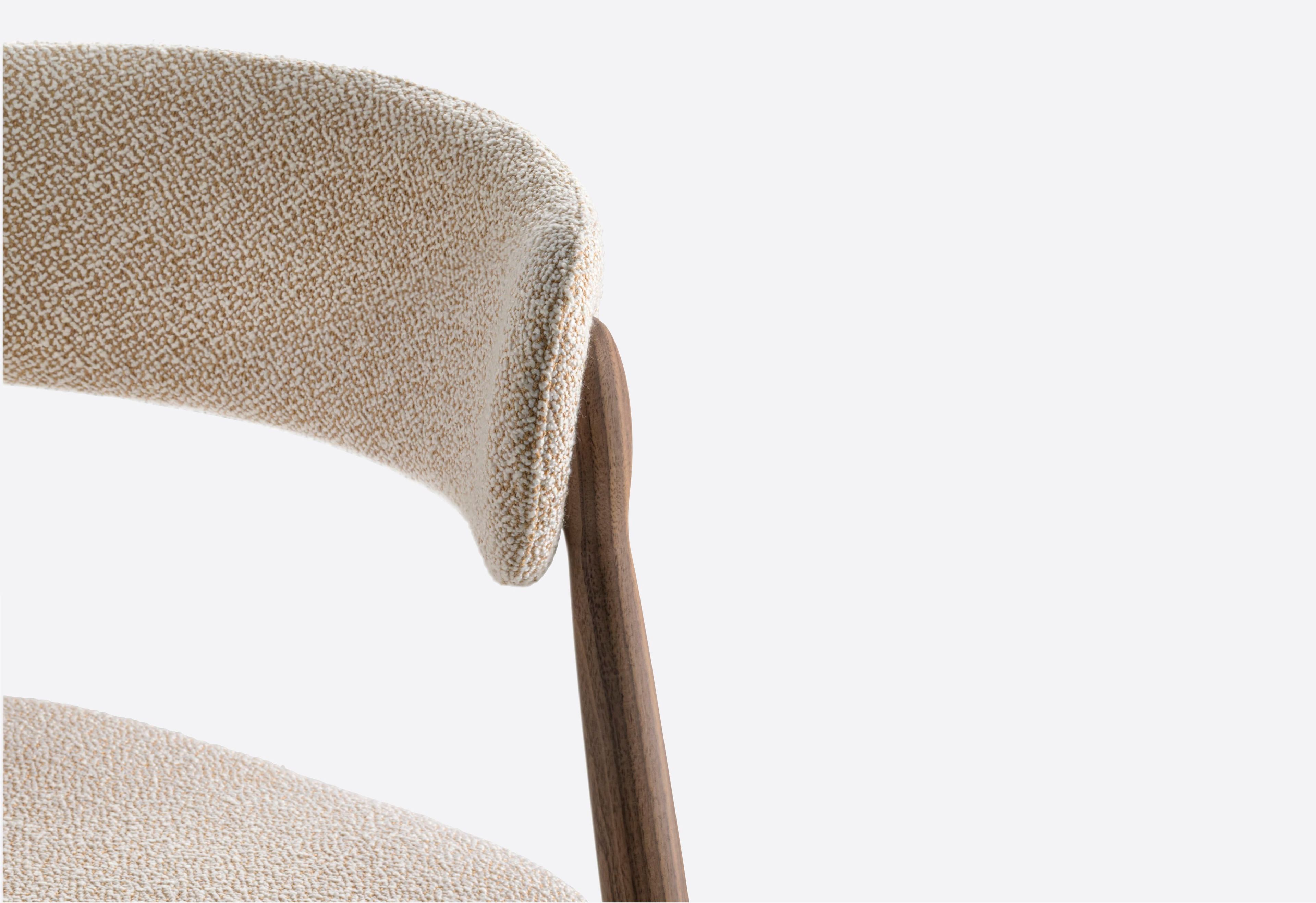 Деревянный мягкий стул Pedrali Nemea ARCH-00095002 - Вид №1