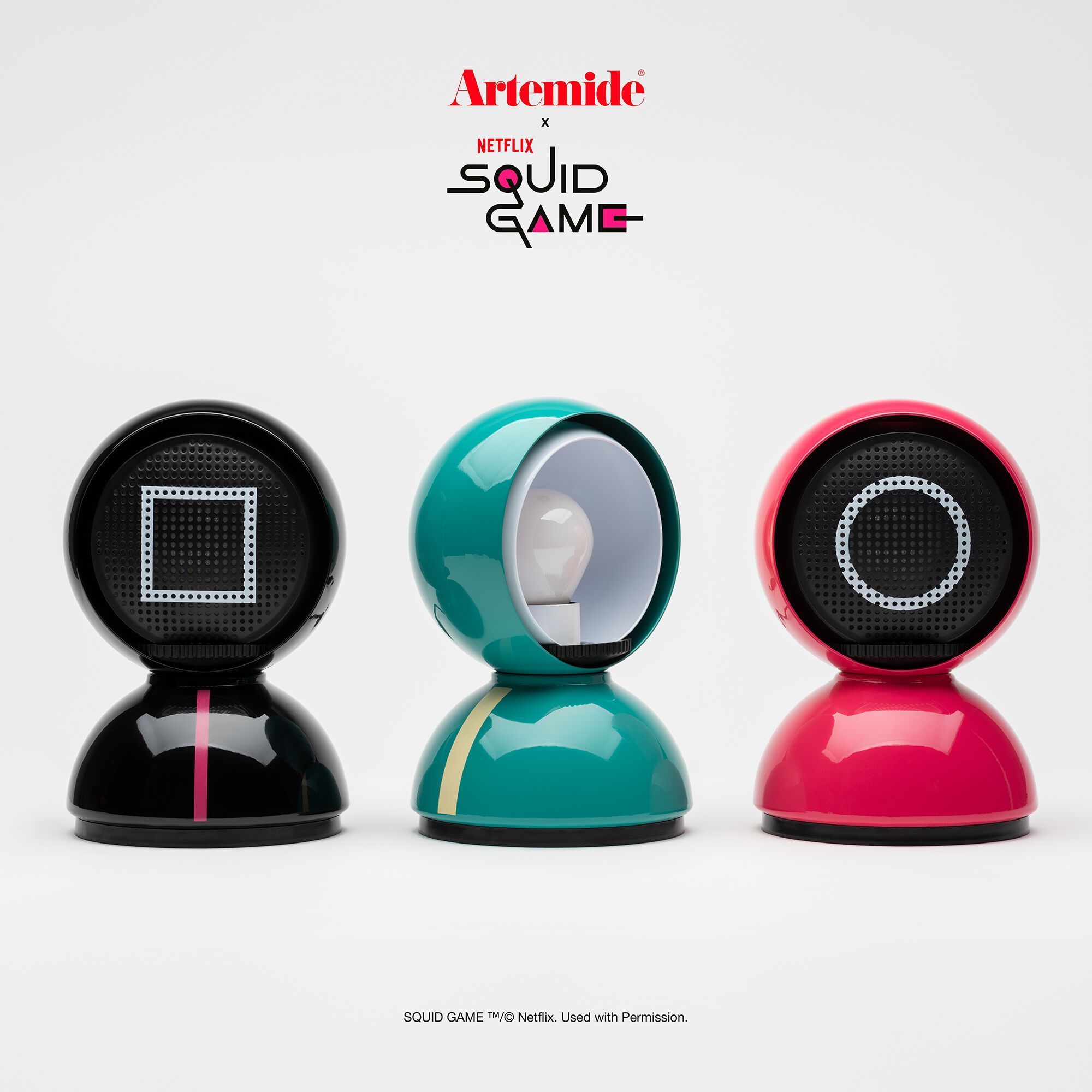 Окрашенная металлическая светодиодная настольная лампа In Stock Artemide ARCH-00049269 - Вид №8