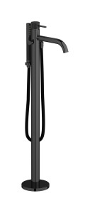 Напольный смесиель для ванны с встроенным душем. WE ARE IB id399cf Black Chrome Industria