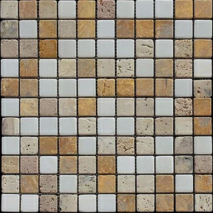МОЗАИКА ИЗ НАТУРАЛЬНОГО КАМНЯ  MT-02-25T NATURAL MIX