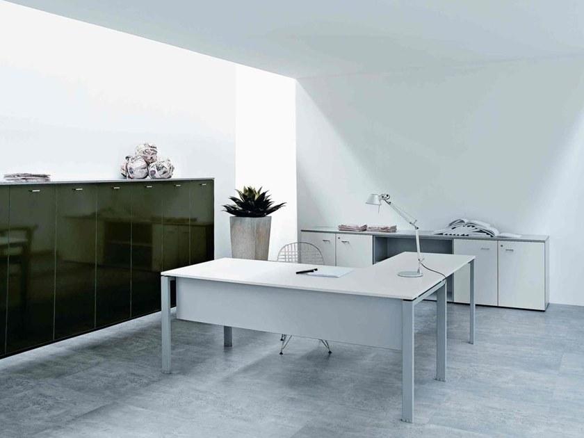 Elitable Высокий деревянный офисный блок с распашными дверями sun-id-1432968 - Вид №1