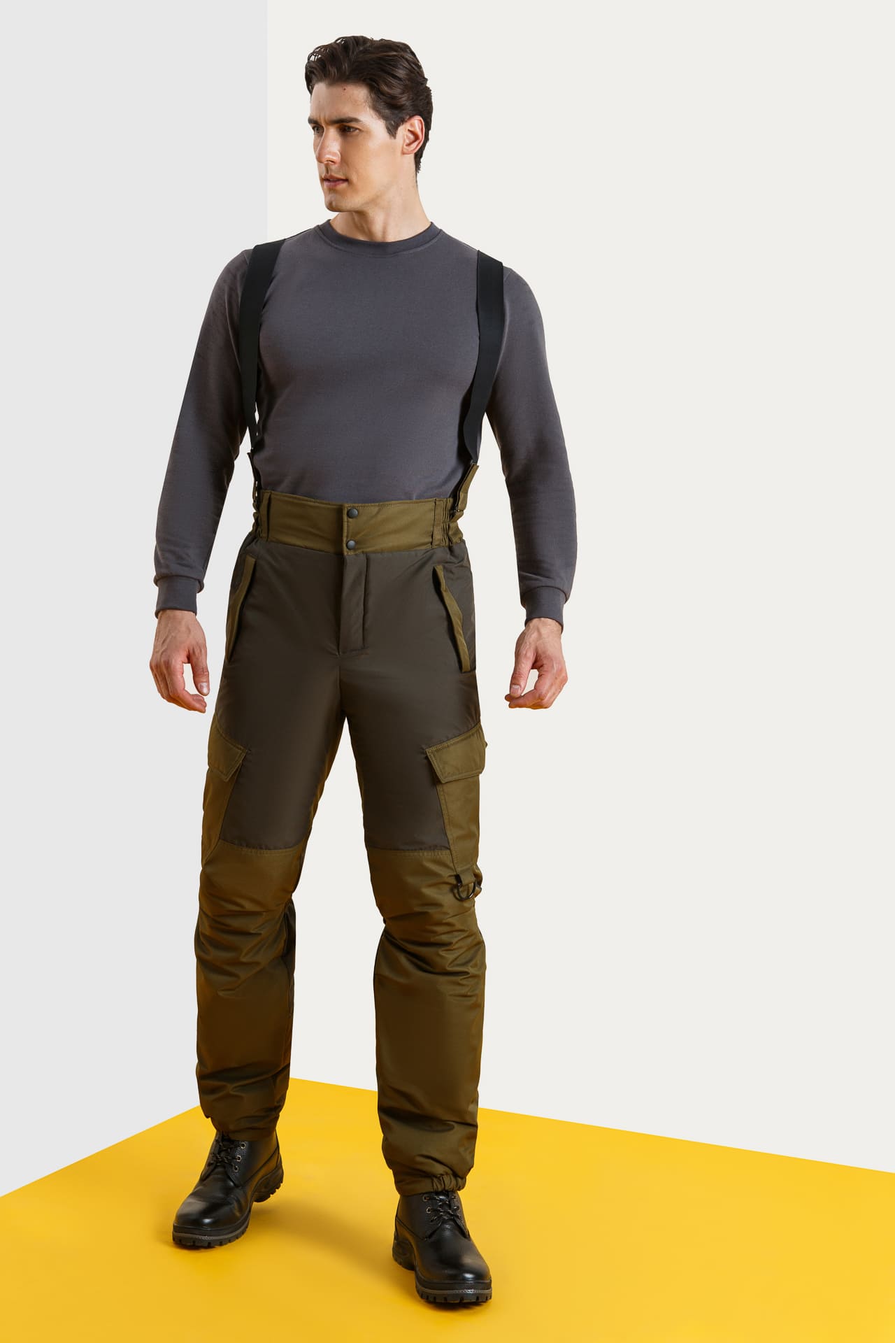 63938 Костюм  зимний хаки West Fishing  Зимняя спецодежда Santreyd  - Вид №10