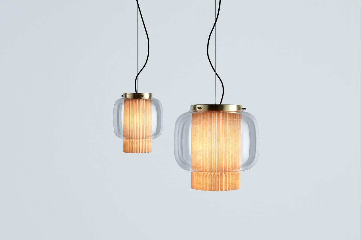 089848 Подвесной светильник T PE латунный прозрачный Parachilna Manila Santreyd - Вид №1