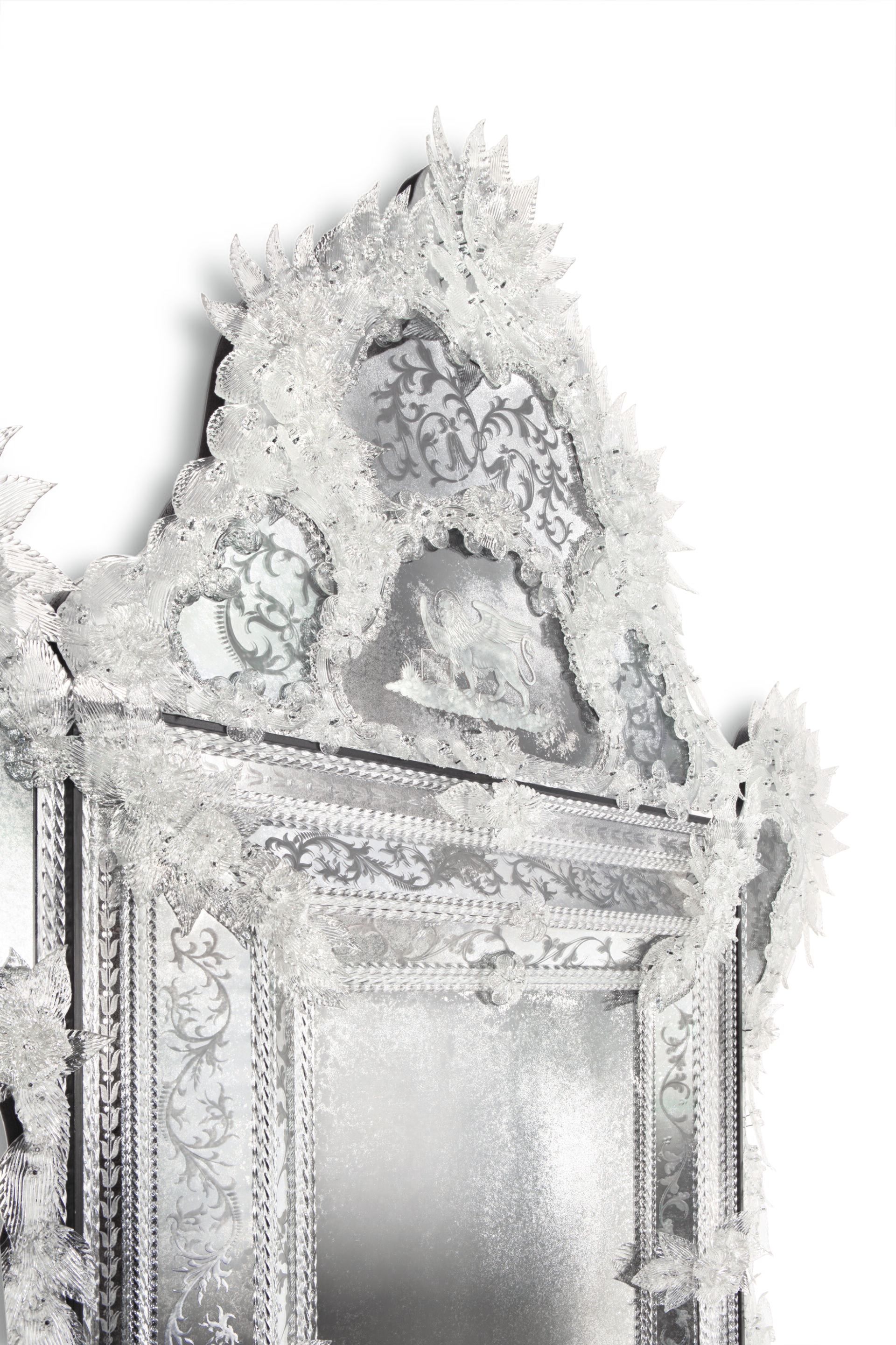 Настенное зеркало со стеклянной рамкой ARTE VENEZIANA BRAGORA ARCH-00028519 - Вид №1