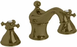 Смеситель MIGLIORE Prestige ML.PRS-712.BR для раковины - бронза, на 3 отверстия