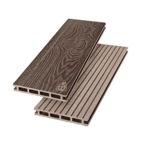 91680654 Террасная доска ДПК Savewood Carpinus терракот 2000x146x22мм двусторонний вельвет/структура дерева0.584м² 2шт STLM-1476886