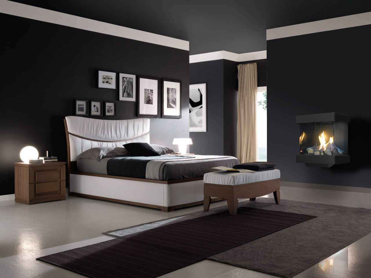 Настенный газовый камин с тройным фасадом ITALKERO SORRENTO ARCH-00141284 - Вид №5