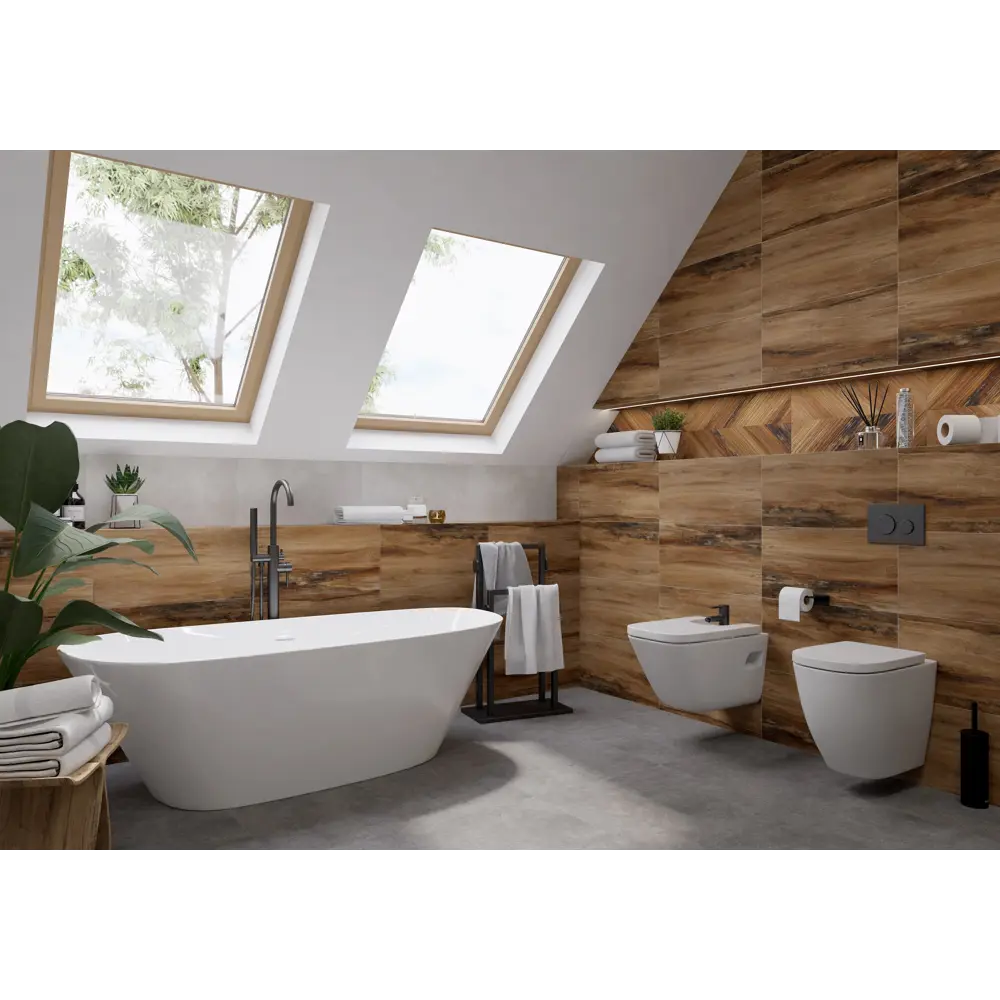 Керамин Студио: настенная плитка под дерево 60×30 см для интерьера 88923926 STLM-0947473 - Вид №5