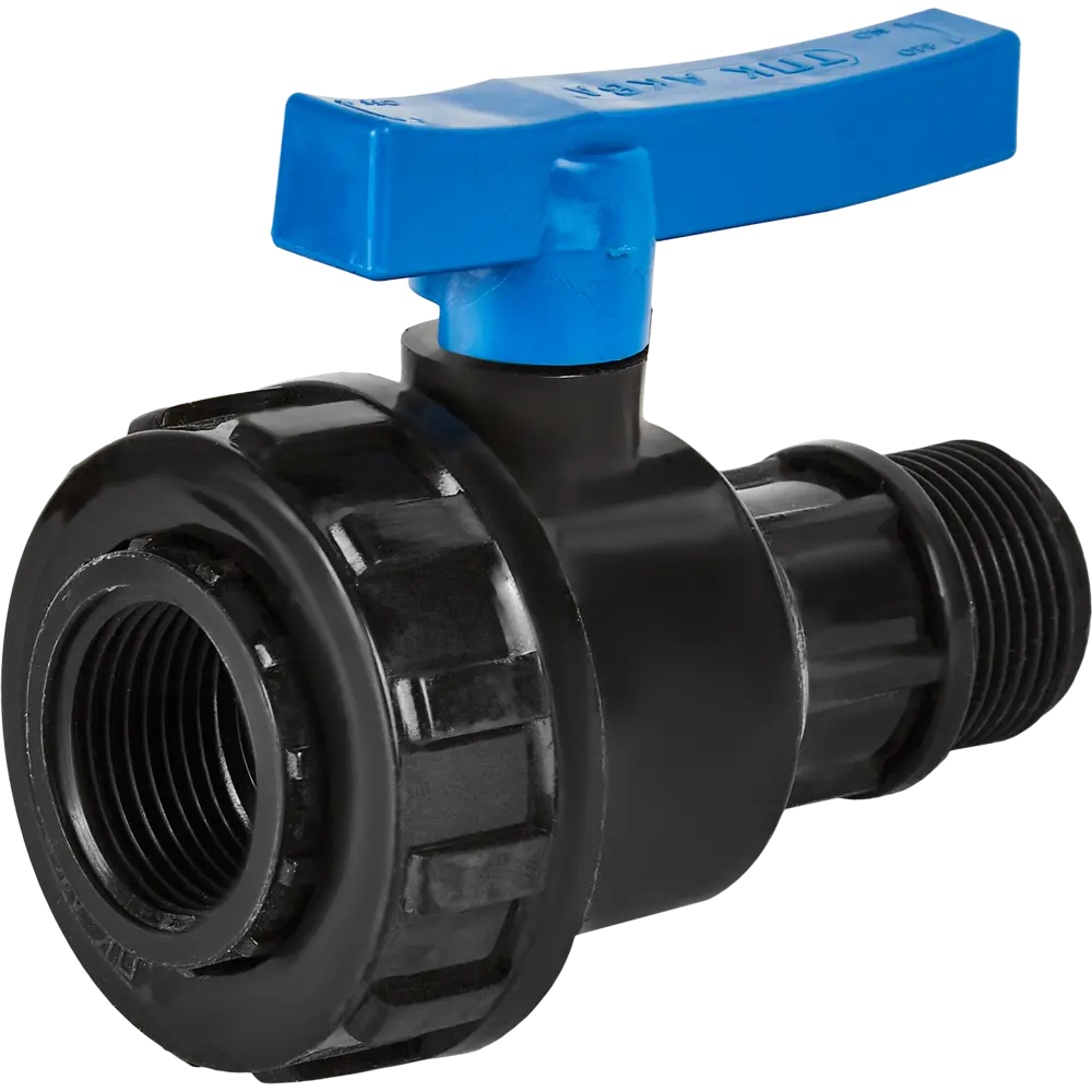 Кран разъемный ПНД Политэк для систем водоснабжения 85358405