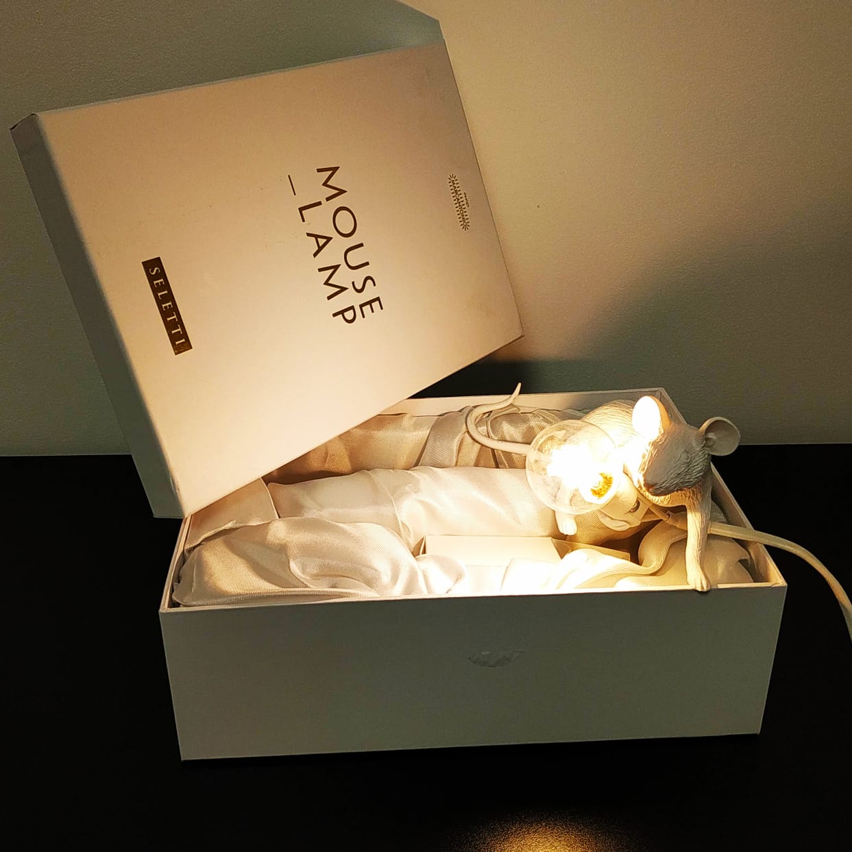 Seletti 14886 lying down MOUSE лампа настольная мышь с лампочкой 112069 - Вид №6