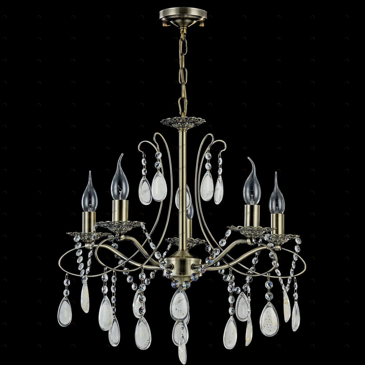 Подвесная люстра Freya Antonia FR2320-PL-05-BS FREYA ANTONIA BRONZE, ДВУХЪЯРУСНЫЕ 187154 Бронза 