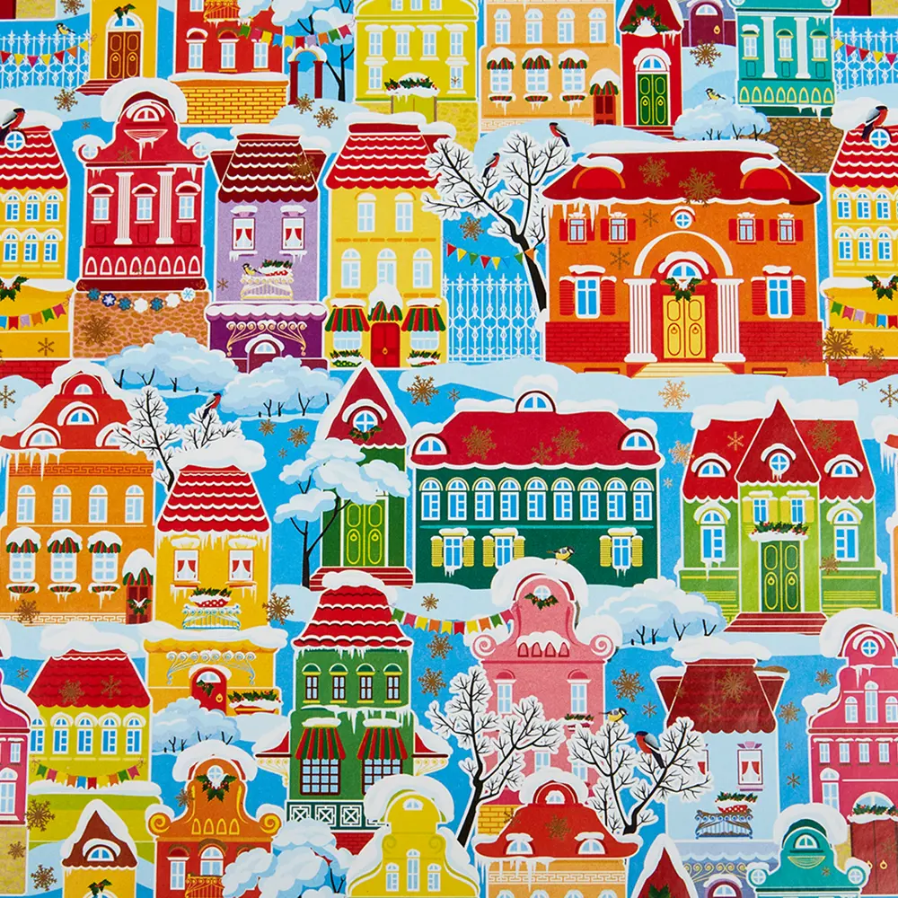 Упаковочная бумага «Хорошее настроение» 70 см Симфония STLM-2009150