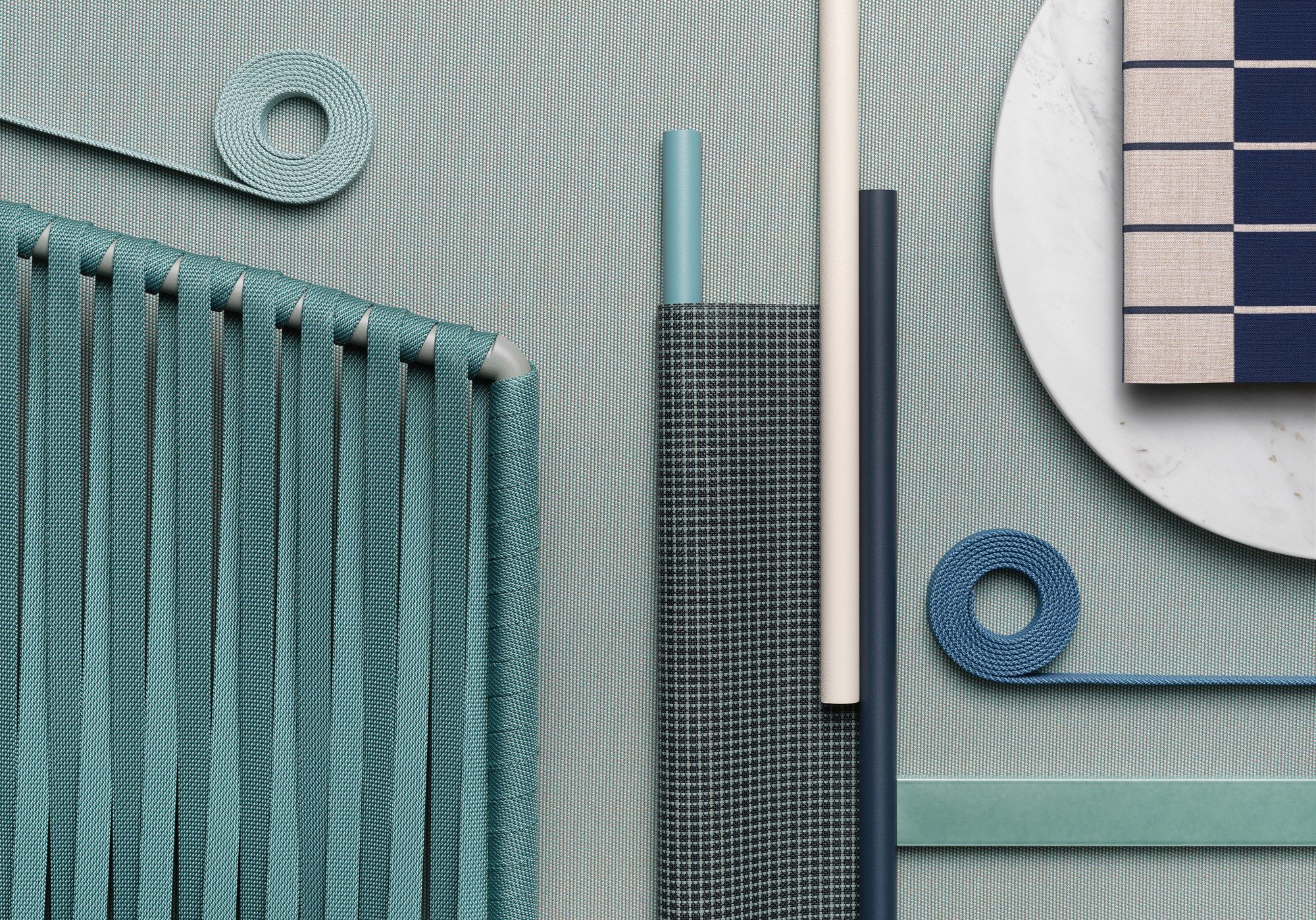 Мягкое тканевое садовое кресло с подлокотниками Kettal Bitta Lounge ARCH-00153271 - Вид №5