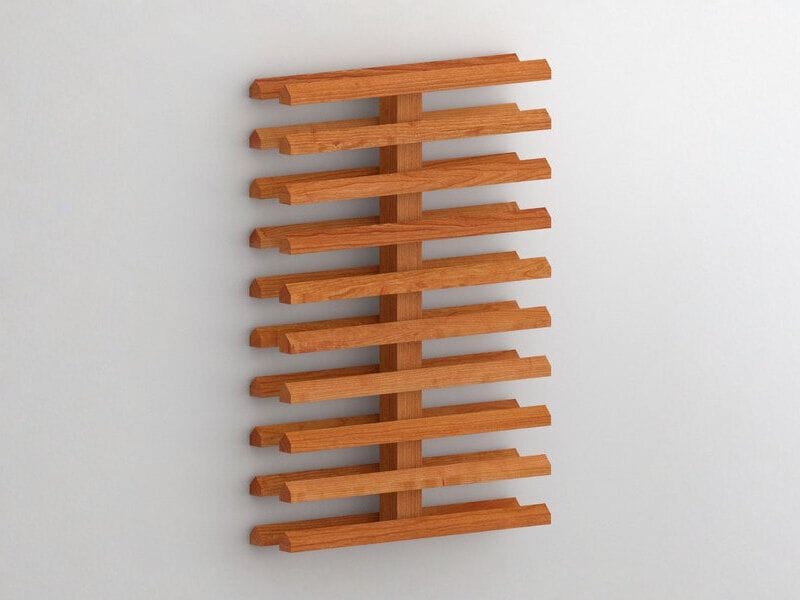 Настенная винная стойка из массива дерева Vitamin Design AVARIUM VINO 2 ARCH-00054295