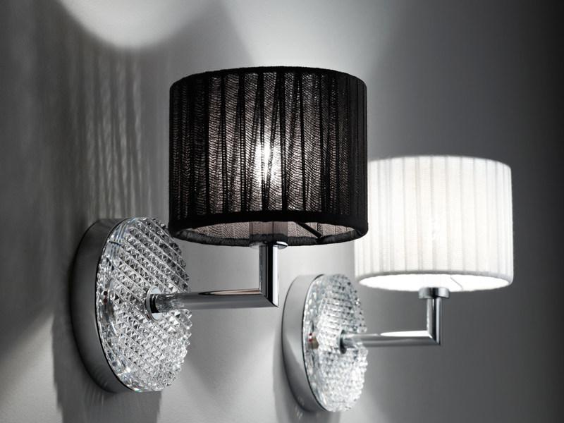 Fabbian Настенный светильник из хромированного металла Diamond swirl sun-id-1459535 - Вид №4