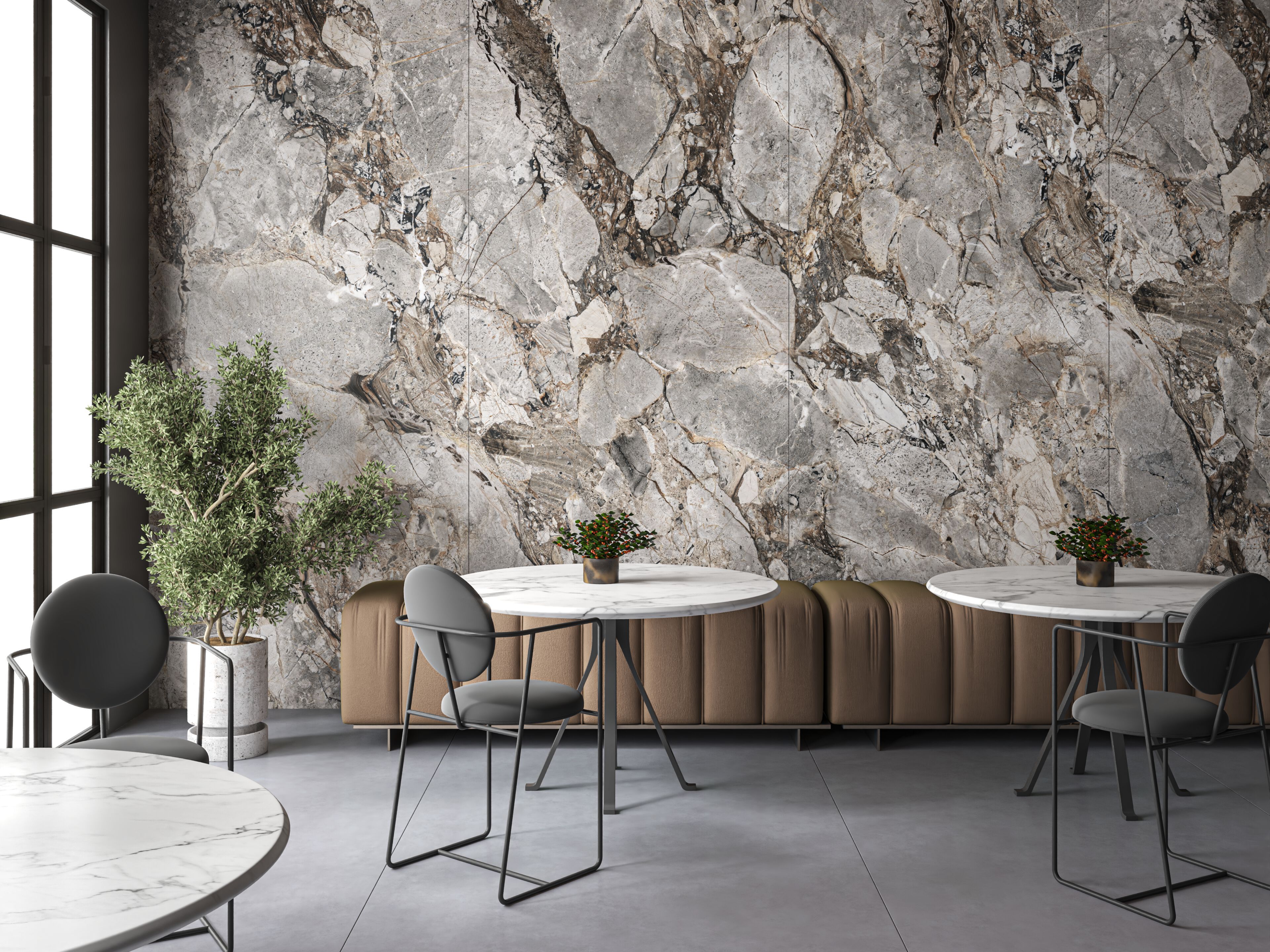 Пол / облицовка керамогранита с эффектом камня Kaleseramik плиты ARCH-00134652