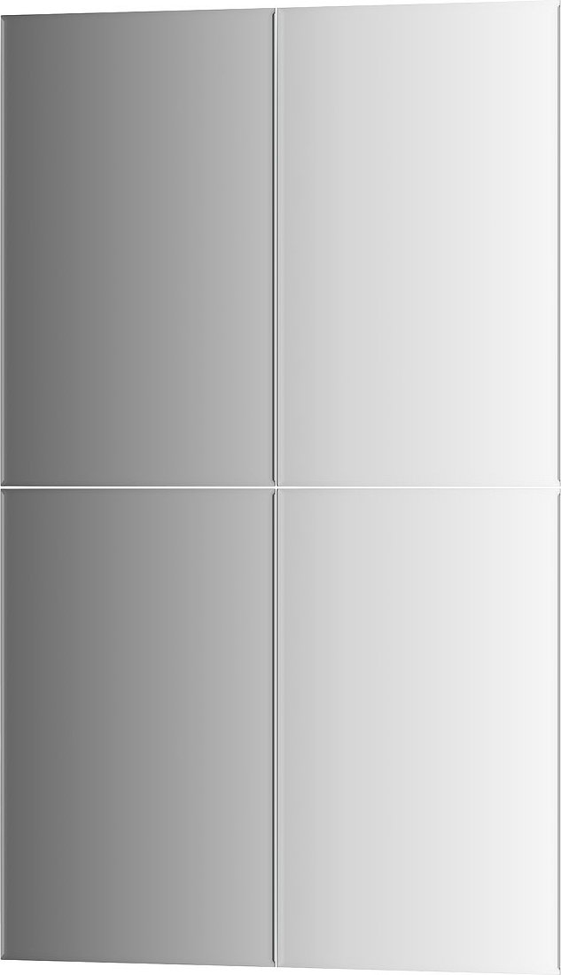 BY 1444 Зеркальная плитка с фацетом 5 mm - комплект 4 шт EVOFORM Refractive