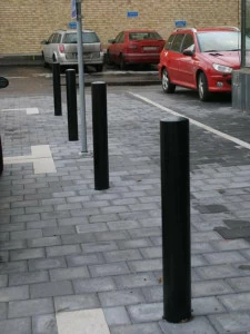 Nola Industrier Цилиндрический столбик из стали с порошковым покрытием