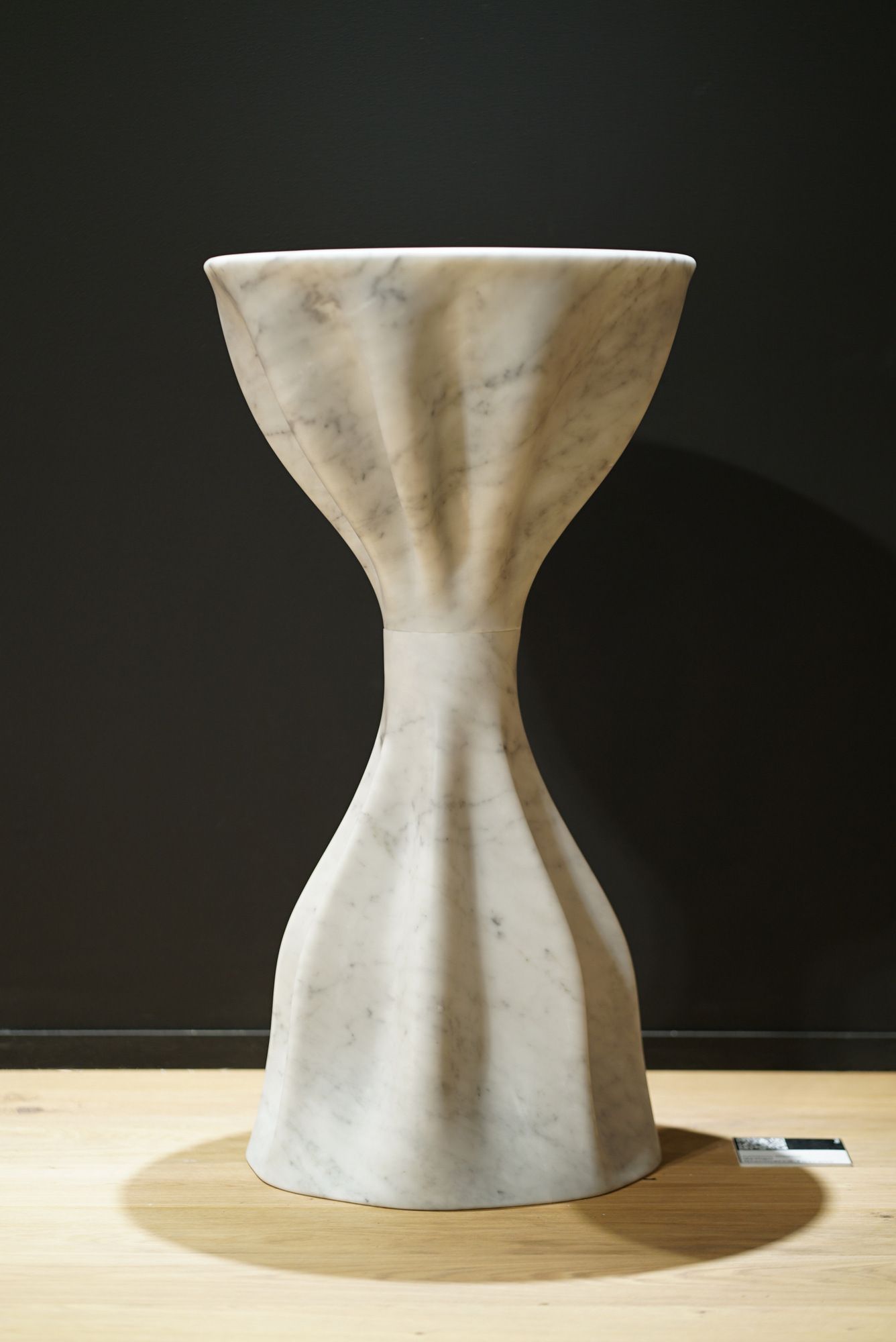 Каррарский мрамор круглый отдельно стоящий умывальник Rapsel HORUS ARCH-00118096 - Вид №3