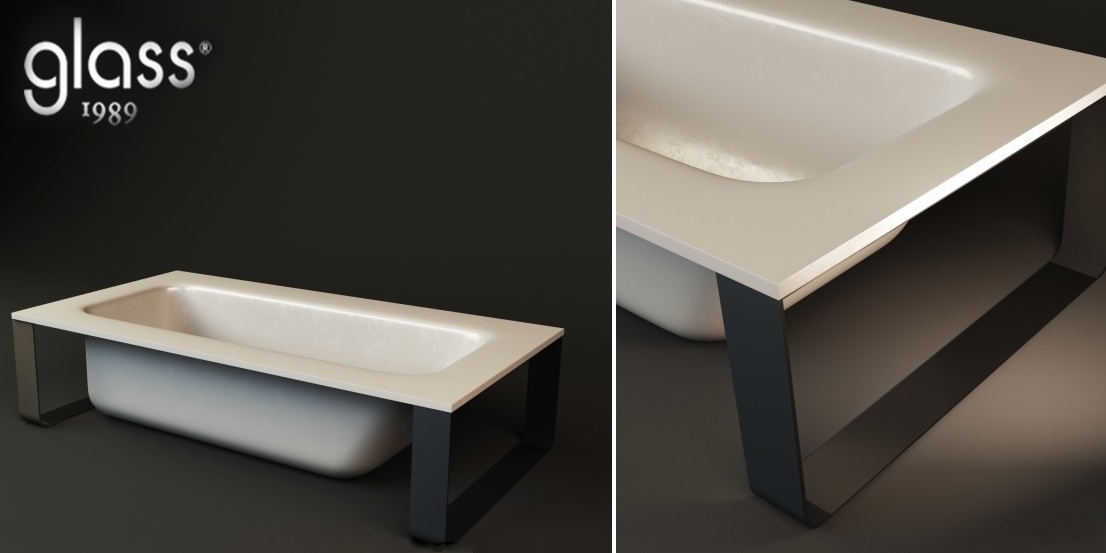 Напольная ванна Concrete Bath Glass1989 LCOBA04W - Вид №3