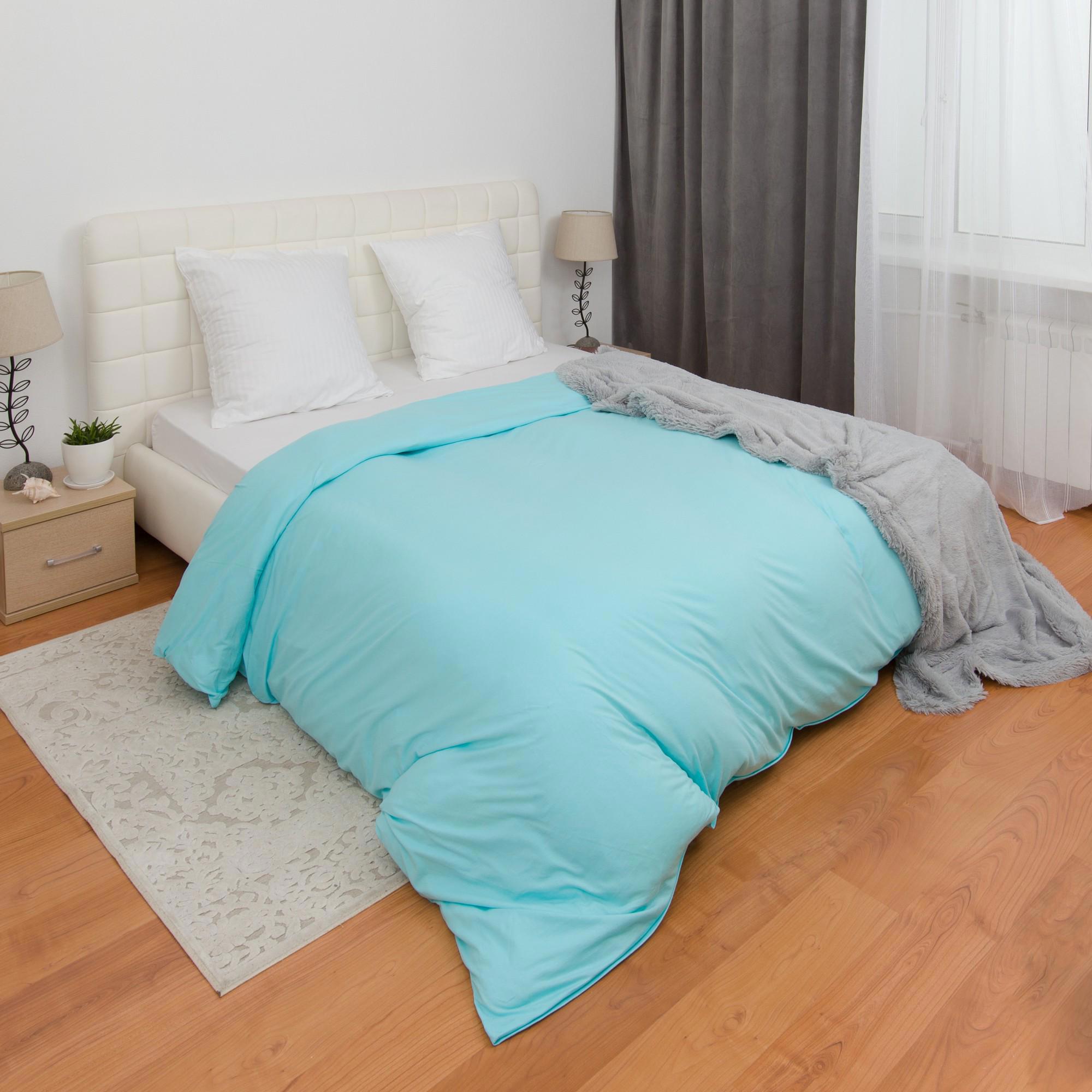 90043690 Пододеяльник Kupu-Kupu 220x200 см трикотаж KPV-22/бирюзовый Violett STLM-0093620 VIOLETT