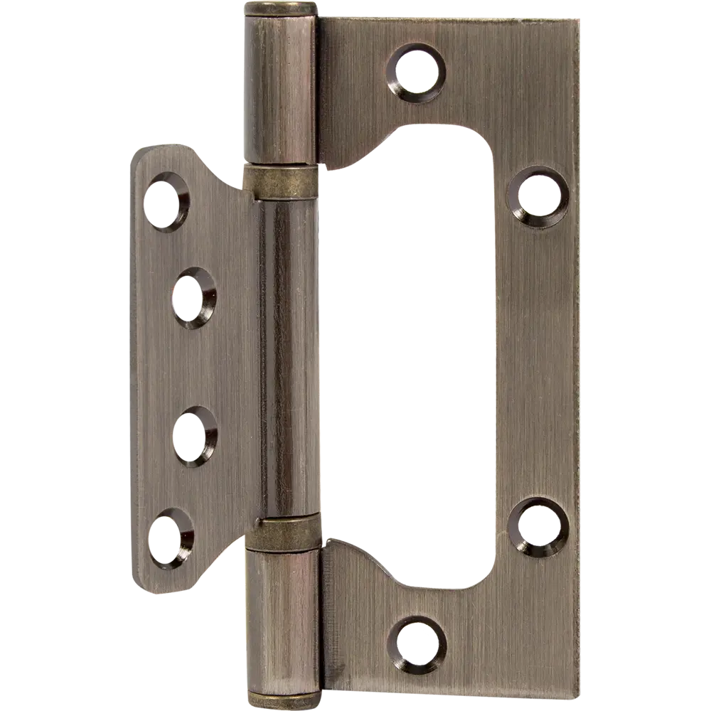 82105951 Петля универсальная без врезки 100/P-2B AB 97×71.5×2 мм сталь цвет античная бронза STLM-0019049 AJAX Home - Вид №2